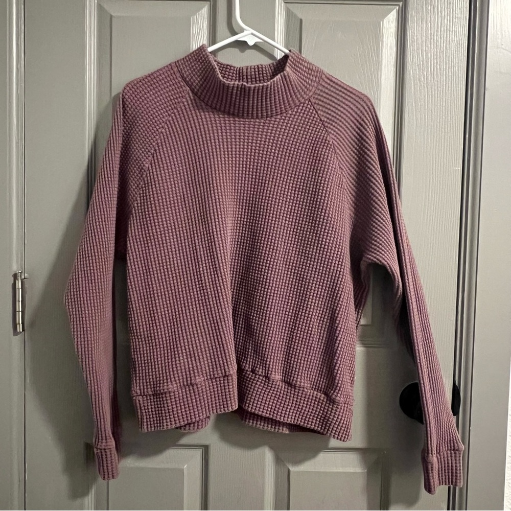 The North Face Women's Lavender Cowl Neck Sweater - Picture 3 of 6